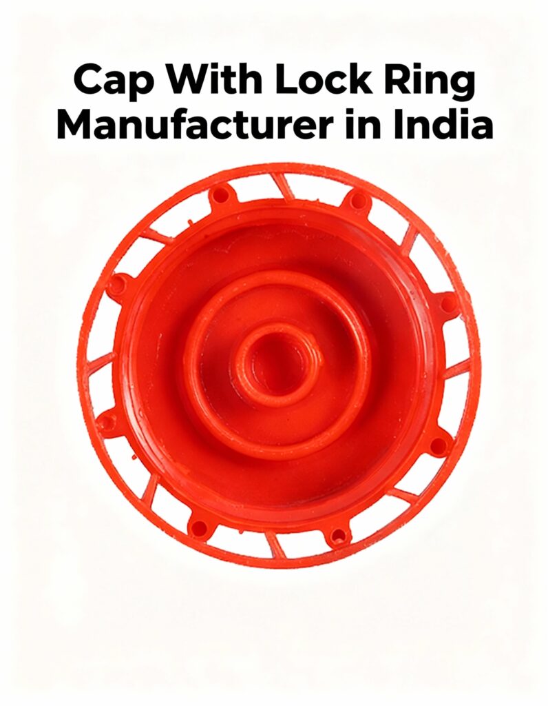 Cap With Lock Ring Manufacturer in India